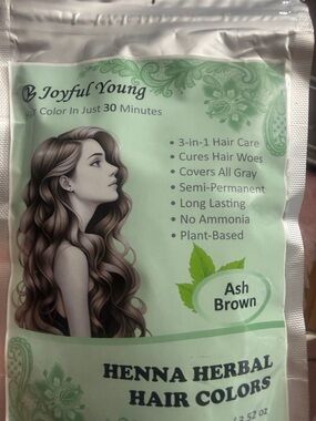 Henna Herbal Hair Color - Ash Brown
